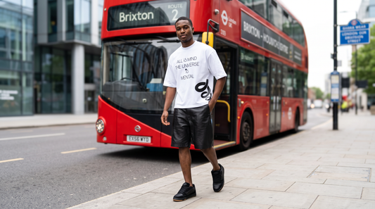 "All is Mind" Oversized Tee - White/Black